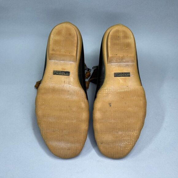 Sperry Women's Size 7.5 Saltwater Brown Leather Duck Boots - Picture 11 of 13